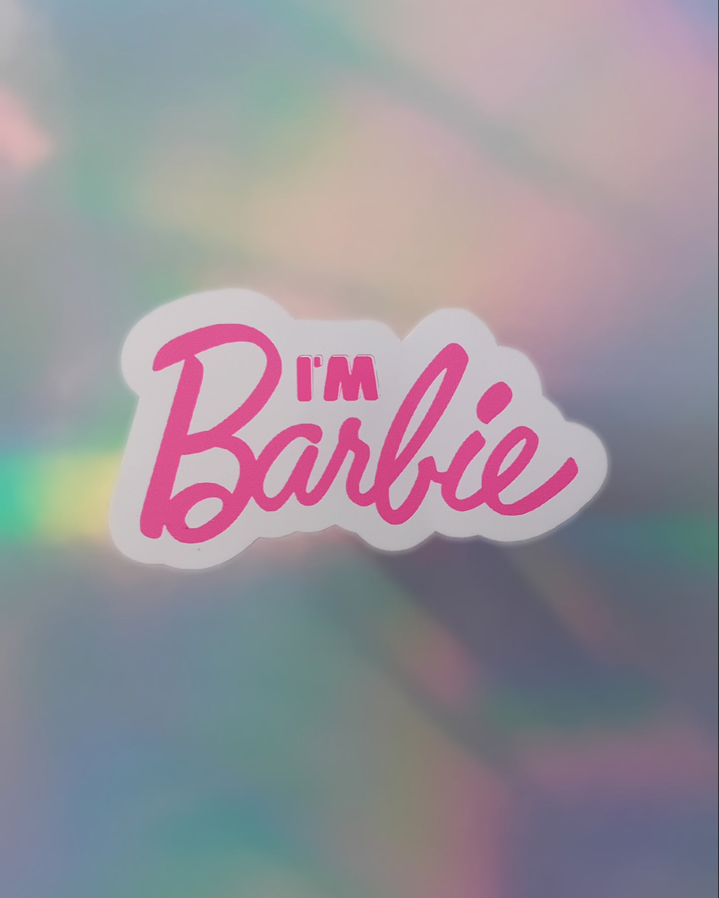 Fan Club Barbie Vinyl Sticker